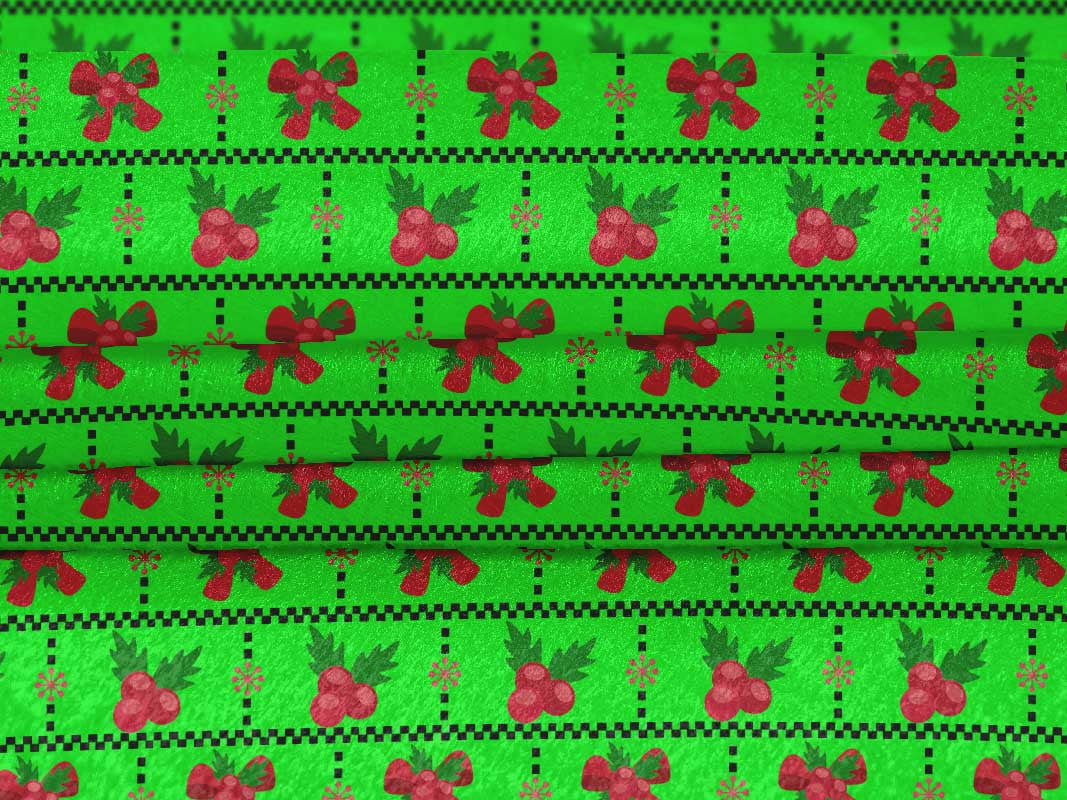 oneOone Velvet Green Fabric Merry Christmas Sewing Fabric By The Yard Printed Diy Clothing Sewing Supplies 58 Inch Wide-CS2