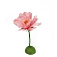 thumbnail image 2 of Northlight 24" Pink/Green Artificial Floral Spring Craft Stem, 2 of 7