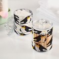 thumbnail image 5 of Clear Storage Jar 2.75x 4.13 Inches One Sizex4 Cotton Swabs Cans Translucent Plasticental Floss Cans Cotton Pads Cans Bathroom Canisters Black Penguin, 5 of 7