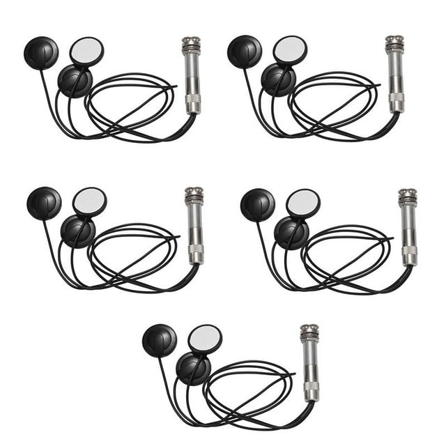 5X Transductor Universal Piezo 3 Transductor 6.35 mm para Guitarra Acústica Ukelele Mandolina