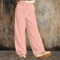 thumbnail image 2 of RXMEKW Casual Drawstring Sweatpants for Women with Elastic Waist and Multi-Pockets, Polyester, Regular Length, 2 of 9