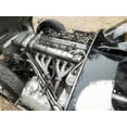 thumbnail image 4 of Stephen Chambers 32x25 Black Modern Wood Framed Wall Art Titled - Jaguar D Type 10, 4 of 6