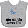 thumbnail image 3 of Inktastic My Yia Yia Loves Me Yiayia for Grandchild Boys or Girls Baby Bib, 3 of 4