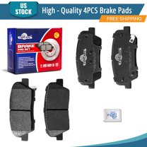 YXPCARS 4PCS Rear Ceramic Brake Pads for Kia K900 Sorento Hyundai Equus Genesis Coupe Santa Fe/Santa Fe XL (D1284)
