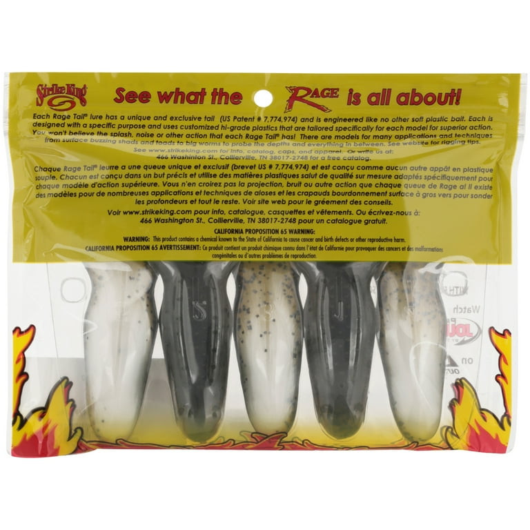 Strike King Rage Toad Green Pumpkin Pearl Lamanite Soft Bait Lure