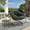 Grey, variant on Egg Shape Wicker Rocking Chair Thick Cushion Modern Lounger for Balcony and Garden Comfy Rocking Chair for Indoor and Outdoor Relaxation