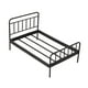thumbnail image 1 of Cama Miniatura para Casa de Muñecas Fabricada en Hierro Agrega Elegancia a Muebles de Dormitorio Accesorios Decorativos y Utilizable Como Accesorios, 1 of 9