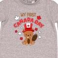 thumbnail image 3 of Inktastic My First Canada Day Baby Fleece Romper, 3 of 4