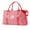 L-Red, variant on Gym Bag for Woman Men, Carry on Sports Duffel Bag with Shoes Compartment and Wet Pocket For Yoga Swimming, Travel Duffle Bag For Weekend Pink
