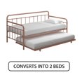 thumbnail image 3 of DHP Kelsey Metal Daybed and Trundle, 3 of 9