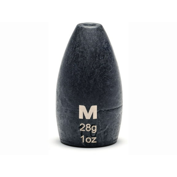 Mustad Flipping Weight 1oz Tungsten Black 1PK