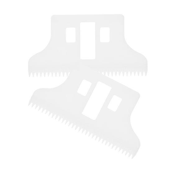 Soimiss Ceramic Replacement Blades for Hair Clipper White Color Durable and Sharpen 2 Pcs