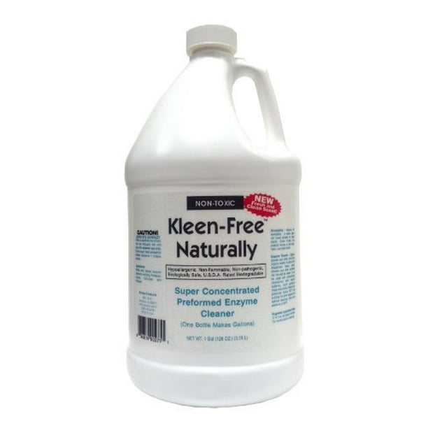 KleenFree Naturally Preformed Enzyme Cleaner (Fresh Scent, 1 Gallon