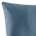 thumbnail image 2 of Jordan Manufacturing 18" x 18" Fairview Turkish Blue Solid Square Tufted Decorative Throw Pillow with Fabric Button, 2 of 5