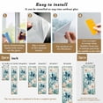 thumbnail image 6 of Nautical Octopus Window Privacy Film, Coastal Vintage Coral Starfish Ocean Static Cling UV Sun Blocking Heat Control Window Tint Day and Night, Non-Adhesive One Way Windows Privacy Cover 23.6''x59'', 6 of 7