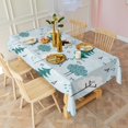 thumbnail image 4 of Meery Christmas Rectangle Tableclothes Christmas Trees Table Cloth 60x102inch Polyester Washable Foldable and Durable Tableclothes for Dining Table Buffet Parties and Camping, 4 of 5