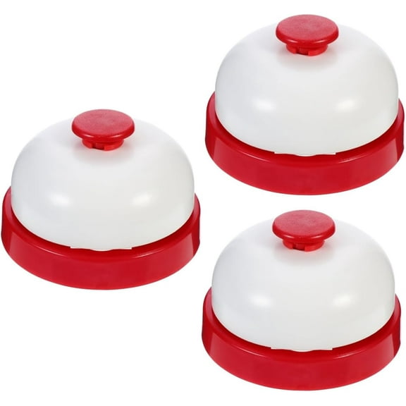 3pcs Ring The Bell Dog Potty Button Phone Accessories Desktop Office Desk Bell Tap Bell Dog Communication Device Plastic Red Customer Serving Bell Creative Hands Pressing Bell