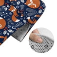 thumbnail image 5 of Xecao Cute Foxes 2-Piece Vintage Seamless Anti-Skid Mat Set, featuring a stylish pattern for a safe and elegant toilet rug experience, 5 of 6