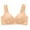 Khaki, variant on PATLOLLAV Summer Womens Plus Size Wire Free Comfortable Print Push Up Hollow Out Bra Underwear