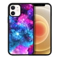 thumbnail image 1 of FINCIBO Soft Rubber Protector Cover Case for Apple iPhone 12 / 12 Pro 6.1" 2020 (NOT FIT Apple iPhone 12 Pro Max 6.7" 2020/iPhone 12 mini 5.4" 2020), Celestial Blue Purple Galaxy, 1 of 5
