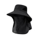 thumbnail image 5 of Cape de pesca para hombres sombrero de playa para el montañismo al aire libre Viajes de vacaciones deportivas Negro, 5 of 8