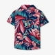 thumbnail image 5 of Odeerbi 6M-13Y Niños Camisa Hawaiana Verano Playa Camisas de Algodón Niños Blusa de Manga Corta Flor Tropical Camisa Estampada Ocio Tops, 5 of 9