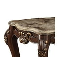 thumbnail image 5 of Acme Mehadi End Table Natural Marble Top & Walnut, 5 of 5
