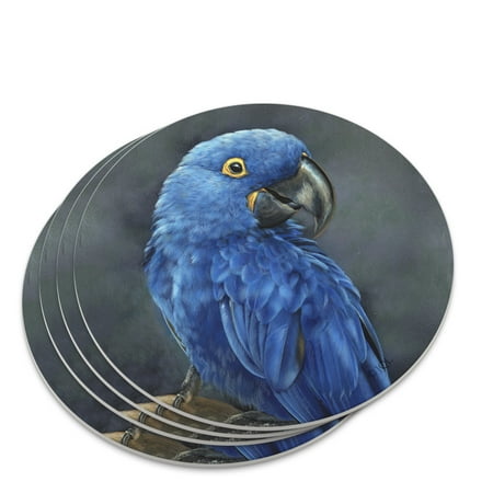 

Hyacinth Macaw Parrot Novelty Coaster Set