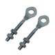 thumbnail image 1 of Ajustador de cadena universal Tensor de motocicleta Tensor de cadena de metal adecuado (2 piezas, plata), 1 of 2
