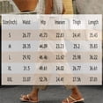 thumbnail image 2 of Women Casual Lightweight Drawstring Elastic Waist Cropped Pants with Pockets Khaki S, 2 of 6