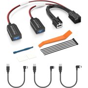 GPS Dash Cam Power Adapter,(10Pin Type D Connector)Mirror Camera Radar Charger Station GPS Dashcam Charger Cable for Select Chevy Equinox,GMC Sierra,Cadillca,Buick, Connects to Rearview Mirror