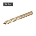 thumbnail image 3 of Pernos de suspensión M8x75mm Unique Bargains 24uds Doble Extremo Rosca Espiga Tornillos para Madera, 3 of 5