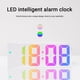 thumbnail image 4 of Reloj despertador digital con alarma LED para dormitorio, brillo, función de repetición, enchufe USB o batería (no incluida), temporizador., 4 of 7