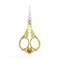 thumbnail image 2 of Embroidery Scissors Sewing Embroidery Scissors ,Small Vintage Sharp Detail Shears for Craft, Artwork, Needlework Yarn, Handicraft DIY Tool, Thread Snips, 4.5in,6 Colors(Imitation gold), 2 of 9