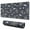 Dark Blue Halloween, variant on Long Mouse Pads for Desk,Dark Blue Pumpkin Ghost Halloween Desk Mats on Top Of Desks, Desk Mouse Pad Extra Large with 3mm Non-Slip Base and Stitched Edge for Gaming,Work,Home 31.5"x11.8"