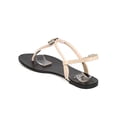 thumbnail image 3 of New Women Betani Liana-2 Leatherette T-Strap Rhinestone Slingback Flat Sandal, 3 of 6