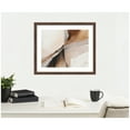 thumbnail image 2 of Kate and Laurel Framed Wall Art Print Element II  by Amy Lighthall, 26 x 22, Florence Medium Brown Frame, Modern Contemporary, Abstract Art for Wall Decor, 2 of 8