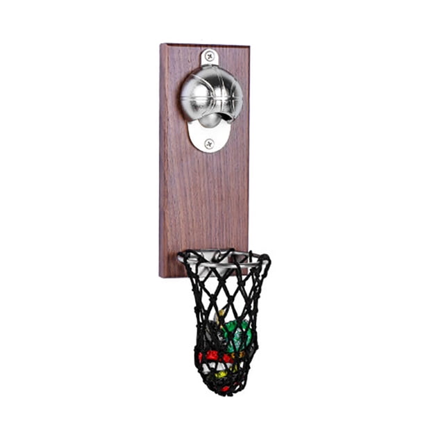 Botellas De Tiro De Baloncesto Con Bolsillo Montado En La Pared Decoración Del Hogar Lata Vino Abridor De Cerveza Imán Cocina Gadget Bar Suministro De Fiesta Yuarrent OD006732-00
