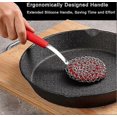 thumbnail image 3 of 2025 Latest Model Chainmail Grill Scrubber,Chain Mail Scrubber Cast Iron,3-in-1, 3 of 5