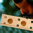thumbnail image 4 of Miangastore Wooden Bird Perch Stand for Pet Use Beige Color Easy to Install and Use 7.8 Inches, 4 of 9