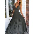 thumbnail image 1 of Soirée des Femmes Multi Façon Wrap Demoiselle d'Honneur Formelle Longue Robe Maxi Ysm2035, 1 of 2