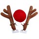 thumbnail image 1 of Navidad Coche Camión Traje Reno Asta Nariz Kit Navidad Vehículo Decoración ANGGREK Christmas Car Truck Decoration, 1 of 8