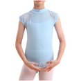 thumbnail image 1 of Timegard Baby Clothes for Girls Toddler Lace Cute Half High Neck Slim Stretch Onesie Rompers Dance, 1 of 3
