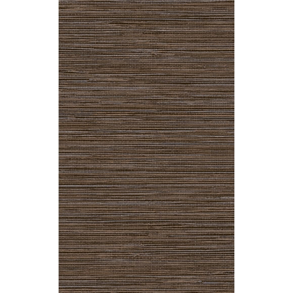 Brown Textured Grasscloth Wallpaper R8228