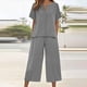 thumbnail image 2 of Camisas de Manga Larga para las Mujeres Suelto Ajuste Sólido Botón Liso Arriba con el Conjunto de Pantalones de Bolsillo, Camisa de Manga Larga Liso Mujer Lino Sentir, 2 of 6