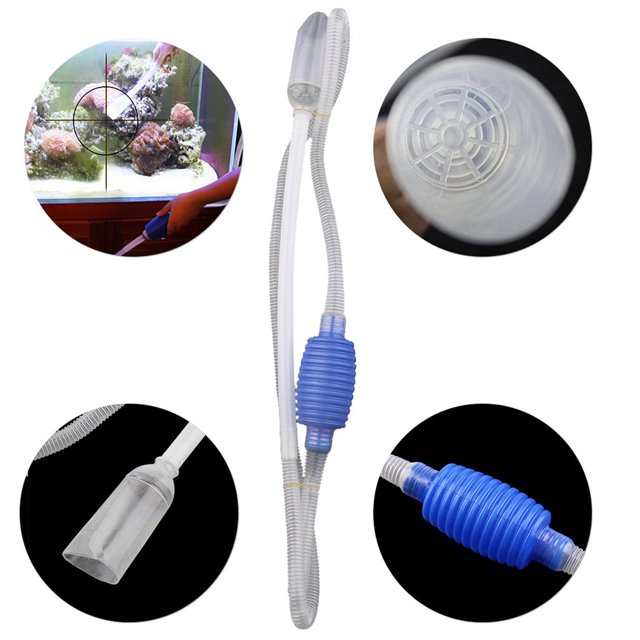 Universal Water Pipe Suction Device Long Siphon Gravel Cleaner For Aquarium Fish Tank Washing Sand Changing Water Siphon