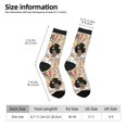 thumbnail image 2 of Balery Groovy Disco Calcetas Largas con Estampado para Hombre y Mujer – Suaves y Transpirables, Talla Única (US 5-11), 2 of 6