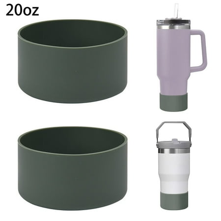 

2 Pieces Of 7.5cm Silicone Solid Color All-match Fashion Environmental Protection Space Cup Bottom