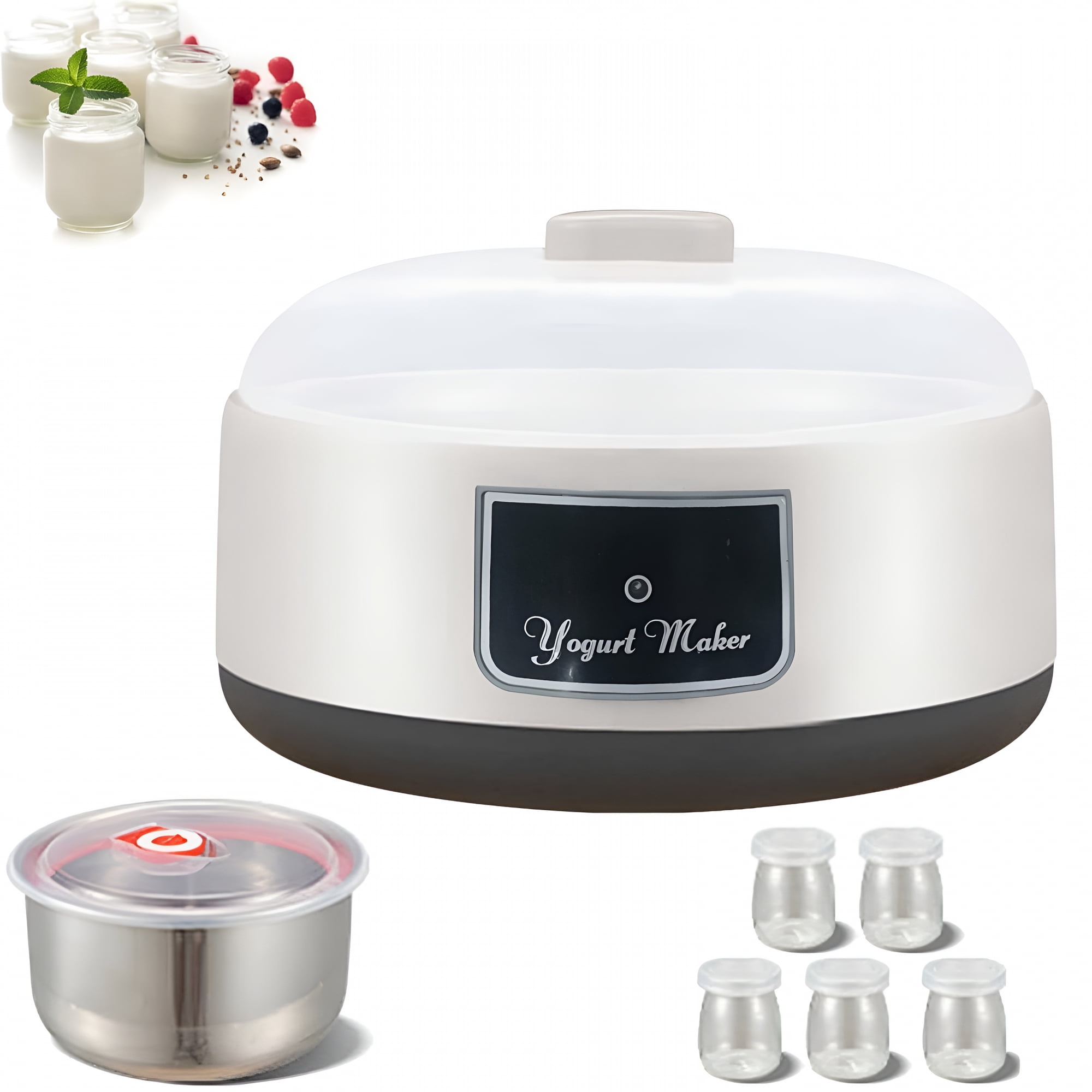 MONTERA 36 Hour Yogurt Maker,Yogurt Machine with Adjustable Temperature and Time Control,Yogurt Maker Automatic Digital Yoghurt Maker Machine,LCD Display with Constant Temperature