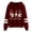 #01 Red, variant on TGPMGRZ Unisex Christmas Hoodie for Couples Funny Holiday Xmas Hoodie Sweatshirts Stretchable Clothes, Size S-XXL